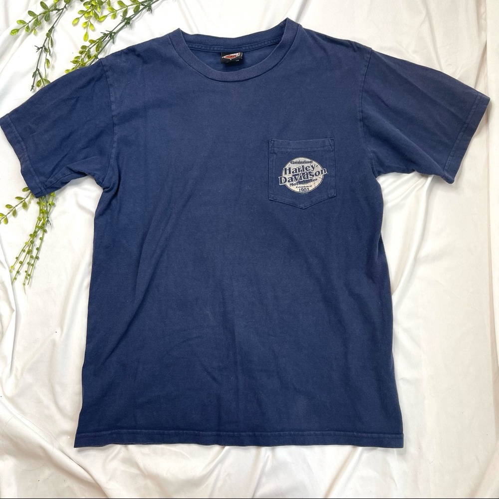 Harley-Davidson Orange County Irvine California Short Sleeve Pocket Tee Shirt